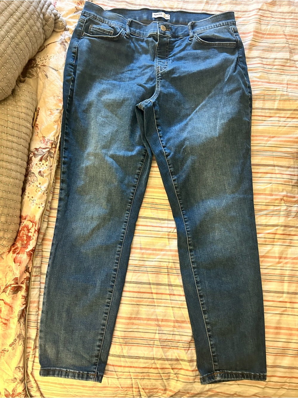 Sonoma Women's Dark Blue Skinny Jeans